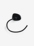 Black Pebble Towel Rail Ring 18x23x4cm - British product