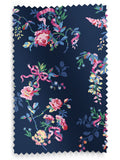 Cath Kidston navy blue Ribbon Roses roller blind (British brand)