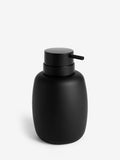 Moderna black soft touch soap dispenser, imported from the UK