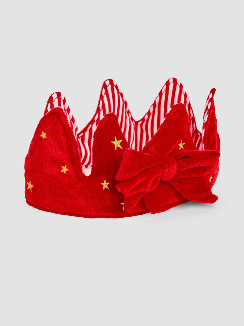 Jojo Maman Bébé red velvet Christmas crown - British product
