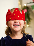 Jojo Maman Bébé red velvet Christmas crown - British product