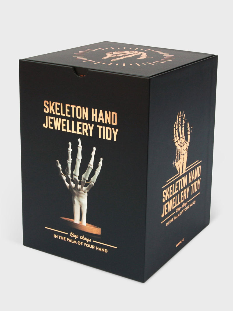 Suck UK White Skeleton Hand Jewellery Tidy 0.1Kg (British brand)