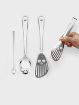 Next Suck UK Silver Skull Spatula and Serving Spoon Kitchen Utensil Set- Buy online at McGrocer