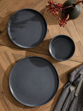 Stamford charcoal grey dinner set 12-piece - British product