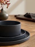 Stamford charcoal grey dinner set 12-piece - British product