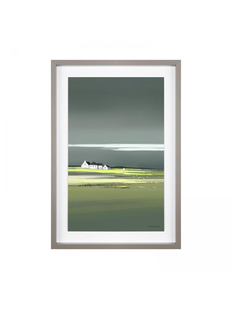 Grey Ethos framed wall art 60cm x 41cm - British product