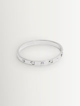 Next COACH Silver Tone Signature Stone Bangle Boxed Bracelet- Buy online at McGrocer