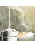 Gold Marina Days canvas wall art 36x59cm, UK version