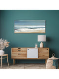 Art Marketing grey coastline canvas wall art 52x122cm - British product