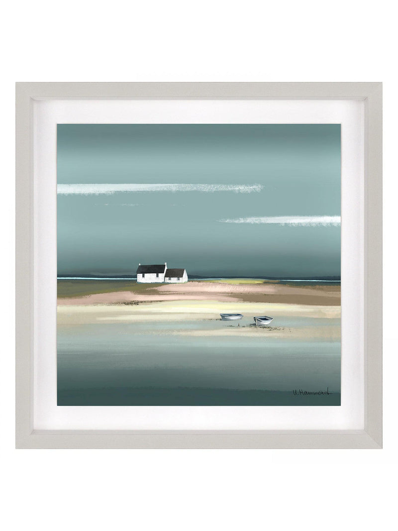 Art Marketing framed wall art grey azure 38cm - British product
