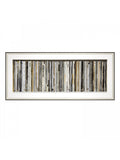 Classic Vinyl framed wall art with gold foil accents - British product