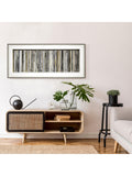 Classic Vinyl framed wall art with gold foil accents - British product