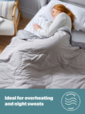 Silentnight Grey Restore cooling throw, UK version