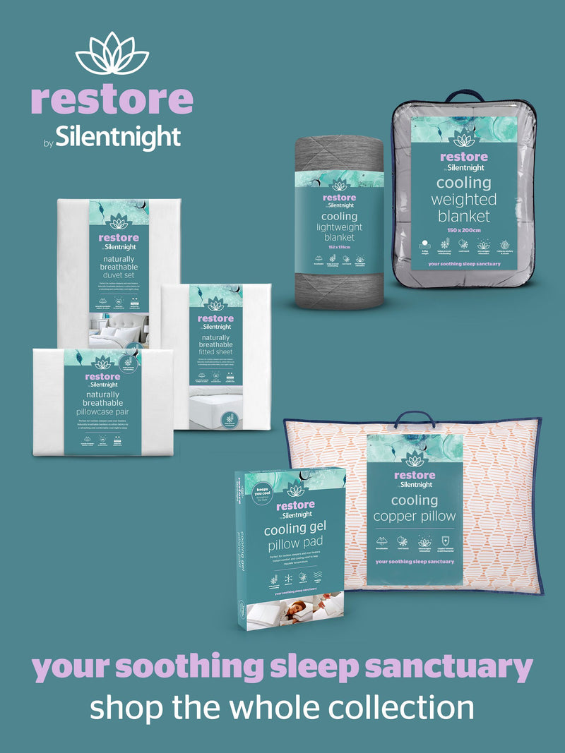 Silentnight Cooling Copper White pillow (British brand)