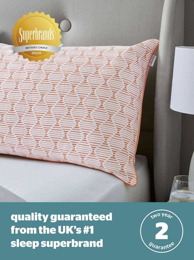 Silentnight Cooling Copper White pillow (British brand)