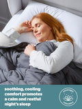 Silentnight grey weighted blanket 6.8kg cooling, imported from the UK