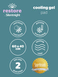 Silentnight Soft Restore Cooling Gel Pillow Pad 60x40cm (British brand)