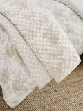 Laura Ashley quilted bedspread Dove Grey Walled Garden 235cm, imported from the UK