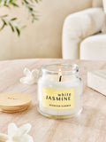 White Jasmine mini candle 6cm (British brand)