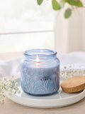 Marine and gardenia jar candle 10cm height, imported from the UK