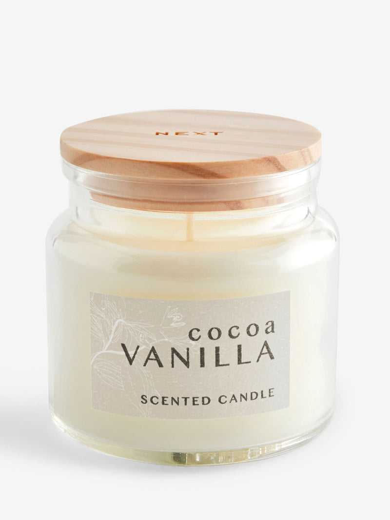 Vanilla and Cocoa Bean Mini Scented Candle 6cm (British brand)
