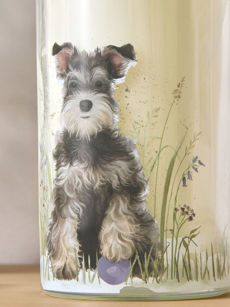 Stanley the Schnauzer Pure Linen candle 91.5cm (British brand)