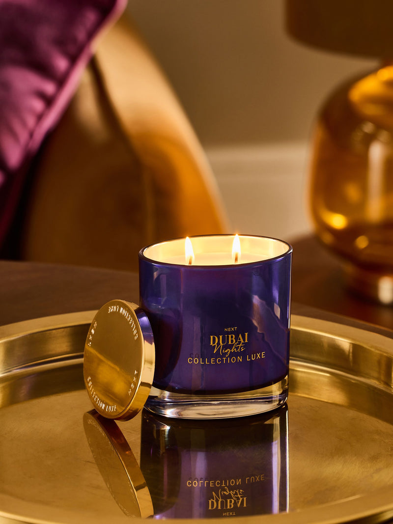 Dubai Nights Oud, Pink Pepper & Cardamom 2 Wick Candle