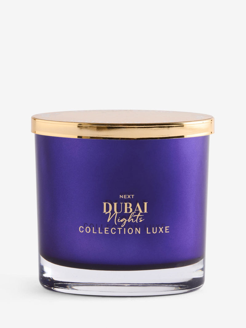 Dubai Nights Oud, Pink Pepper and Cardamom 2 Wick Candle - British product