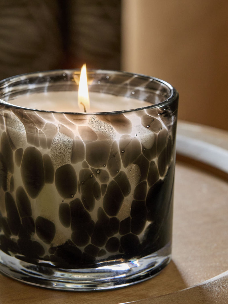 Luxe Noir Cassis & Coconut confetti candle - British product