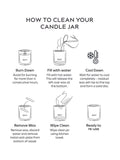 Luxe Noir Cassis & Coconut confetti candle - British product