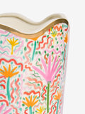 Lucy Tiffney pink large wiggle ceramic planter, UK version