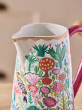 Lucy Tiffney pink floral animal jug vase, UK version