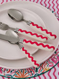 Lucy Tiffney pink cutlery set 16 piece, UK version