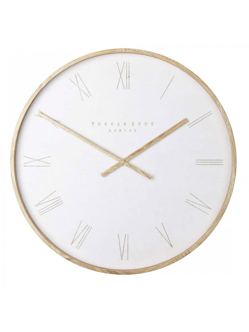 Thomas Kent Clocks Natural Nordic wall clock 21 inch (British brand)