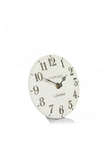 Thomas Kent Natural Arabic Mantel Clock 6 Inch (British brand)
