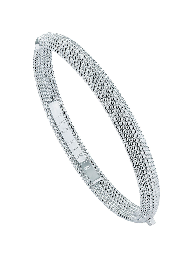 Ted Baker silvertone dotty bangle bracelet (British brand)