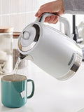 Morphy Richards White Illumination Jug Kettle 1.7L, imported from the UK