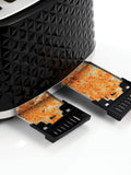 Morphy Richards Black Vector 4 Slice Toaster, imported from the UK