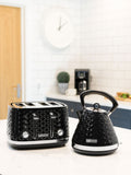 Morphy Richards Black Vector 4 Slice Toaster, imported from the UK