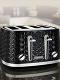 Morphy Richards Black Vector 4 Slice Toaster, imported from the UK