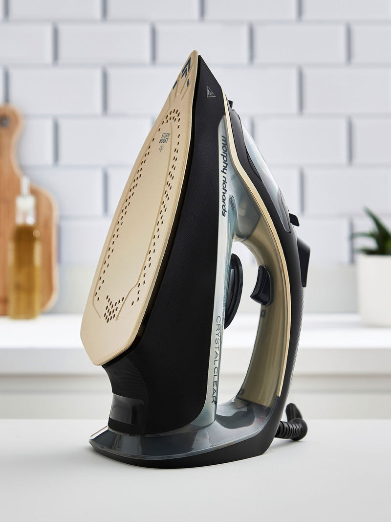 Morphy Richards steam iron gold and black, imported from the UK