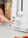 Morphy Richards White Hive 2 slice toaster, imported from the UK
