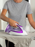 Morphy Richards pink steam iron Turbo Glide - British product