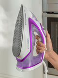 Morphy Richards pink steam iron Turbo Glide - British product