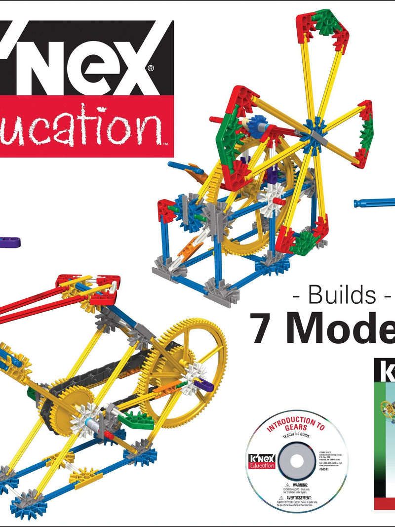 K'NEX Education gears building set 198 pieces (British brand)