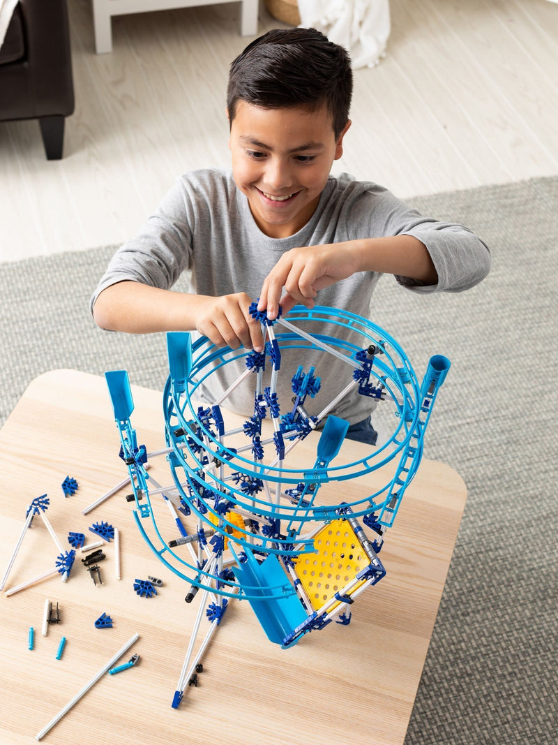 K'NEX marble run building set with motor 500 pieces - British product