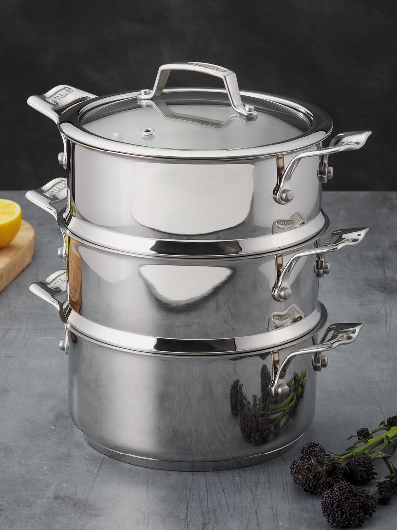 Stellar 18cm 3 tier steamer set (British brand)
