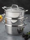 Stellar 18cm 3 tier steamer set (British brand)