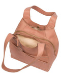 Conkca Subtle Pink Juliet leather handbag, UK version