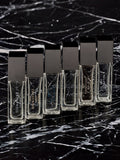 6 x 10ml men's eau de parfum sample set (British brand)